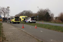 Bromfietser ernstig gewond bij eenzijdig ongeval
