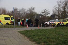Bromfietser ernstig gewond bij eenzijdig ongeval