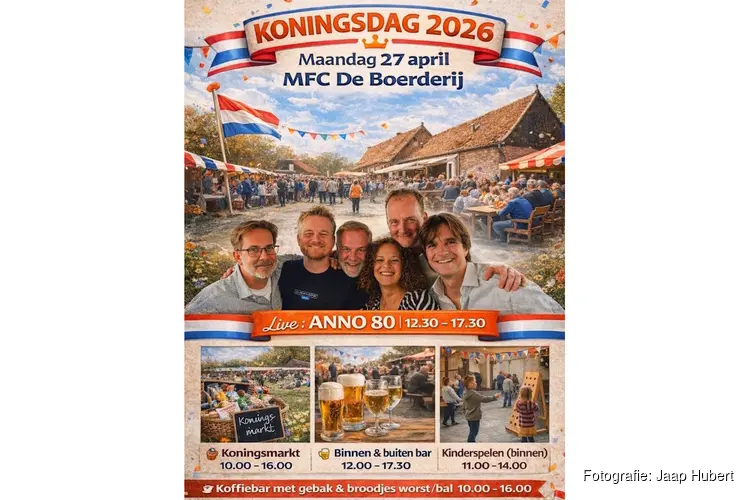 Optreden Anno80 op Koningsdag in Den Helder