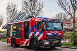 Brandweer oefent tweemaal aan de Kerkgracht in Den Helder, Brandweer personeel in nood