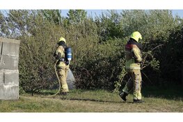 Derde keer in drie dagen tijd brand bij bunkercomplex in Den Helder