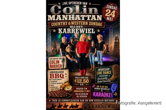 Country & Western middag in cafe Het Karrewiel