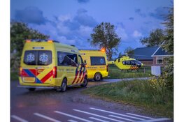 Traumahelikopter ingezet, landt langs N9 bij Julianadorp Zuid