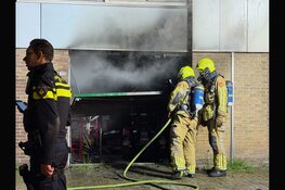 Brand in garagebox onder appartementencomplex in Den Helder