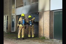 Brand in garagebox onder appartementencomplex in Den Helder