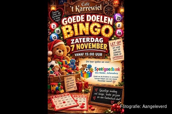 Goede Doelen bingo in cafe "Het Karrewiel"