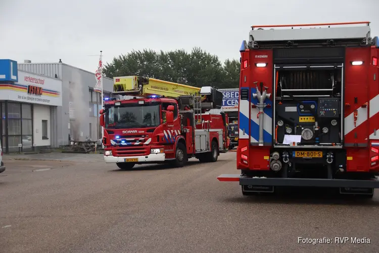 Grote brand in grafisch bedrijf in Den Helder