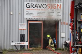 Grote brand in grafisch bedrijf in Den Helder