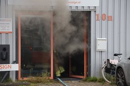 Grote brand in grafisch bedrijf in Den Helder