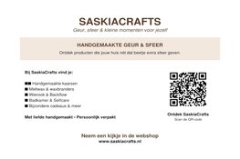 SaskiaCrafts: Geur, sfeer & kleine momenten voor jezelf