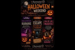 Halloween weekend in café Het Karrewiel