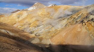 Gletsjers en vulkanen op IJsland