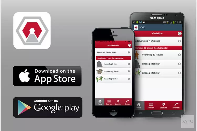 Nieuwe functies in vernieuwde HVC afval-app