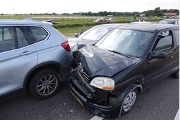 N250 afgesloten na ongeluk met 4 auto's