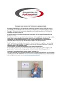 Bewegen voor mensen met Parkinson in groepsverband.