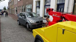 Auto ramt woning Binnenhaven