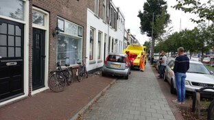 Auto ramt woning Binnenhaven