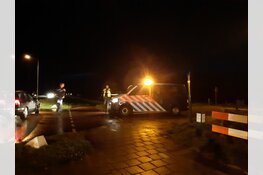 N9 bij Callantsoog afgesloten voor verkeer vanwege gaslek in weiland