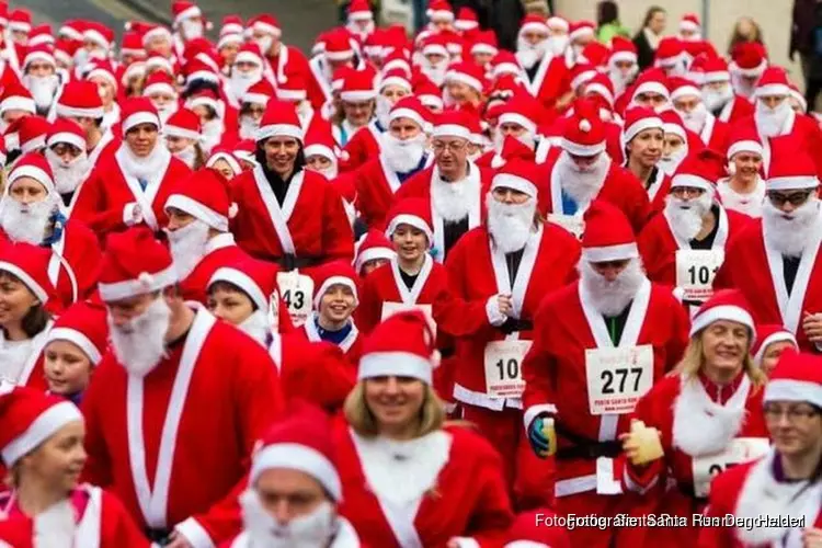 Zondag wordt de 6de Den Helder Santa Run gehouden